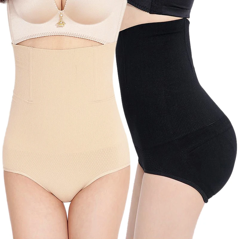 

Sale 1PC Black Complexion 2 Sizes High Waist Tummy Control Women Effective Body Shaper Underwear Panties