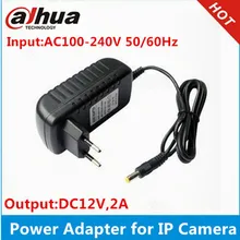 Адаптер питания dahua ip камера Hikvision ip камера DC12V 2A Eu plug