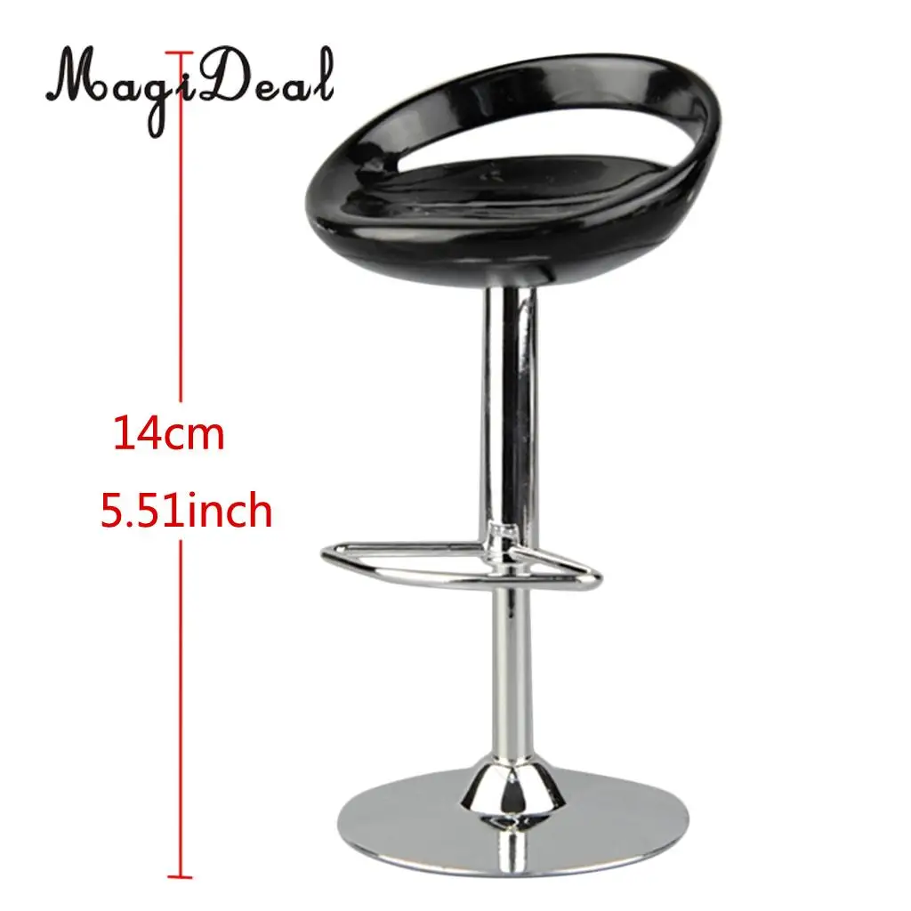 MagiDeal 1/6 Scale Dollhouse Round Swivel Chair Pub Bar Stool Furniture Decor for 12 Inch Action Figure Dolls Acce Toy 6x14cm MagiDeal 1/6 Scale Dollhouse Round Swivel Chair Pub Bar Stool Furniture Decor for 12 Inch Action Figure Dolls Acce Toy 6x14cm