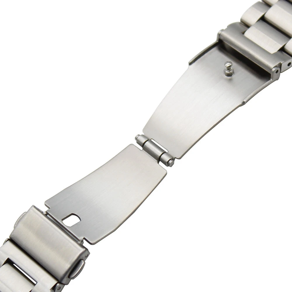 Для Amazfit Stratos 2 браслет для huawei Watch GT ремешок 22 мм металлический ремешок с тремя бусинами Безвинтовые умные часы из нержавеющей стали