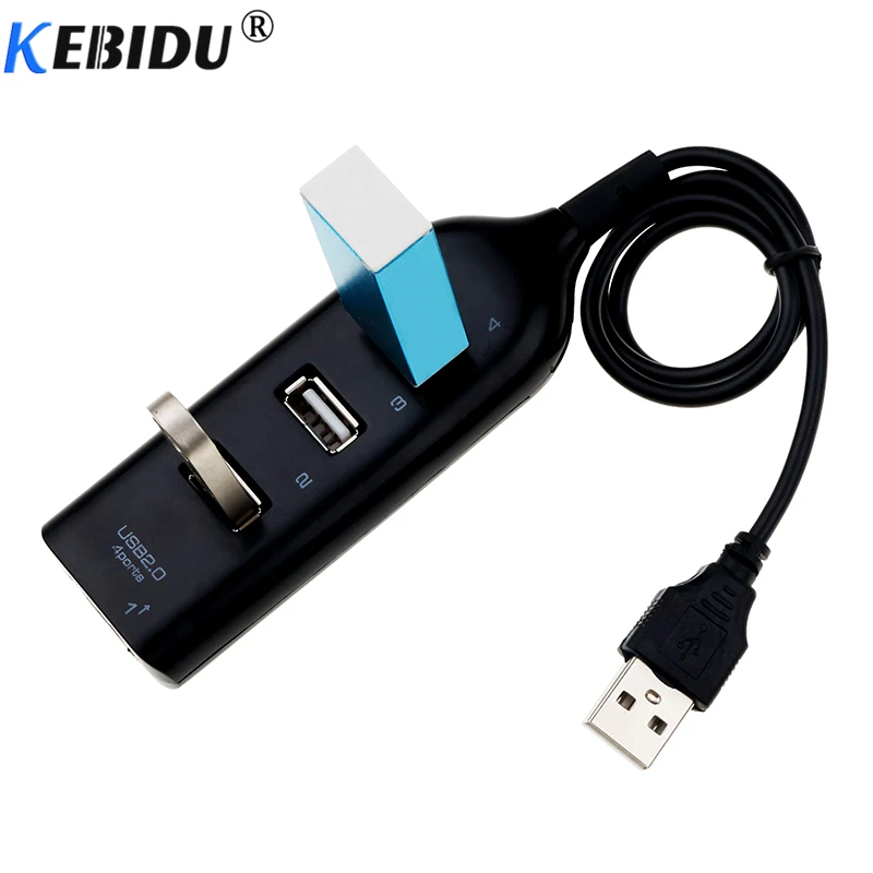 USB 2 0 концентратор kebidu супер высокоскоростной 4 портовый usb хаб разветвитель