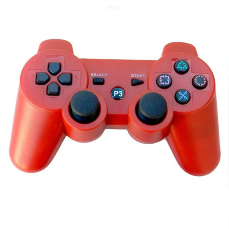 Для sony PS3 Bluetooth контроллер геймпад Манетт для sony Play Station 3 джойстик беспроводной геймпад SIXAXIS двойная вибрация - Цвет: Красный