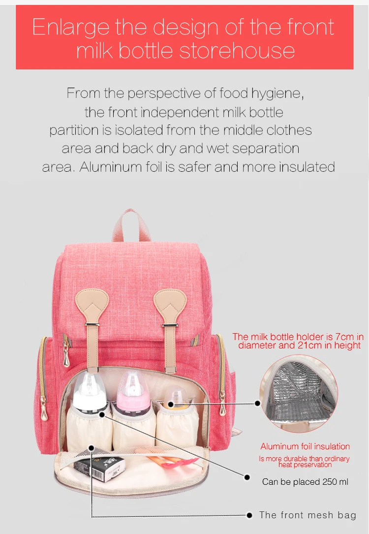 Модная сумка для подгузников для мам и мам, брендовая большая сумка для подгузников, дорожная сумка-рюкзак, дизайнерская сумка для