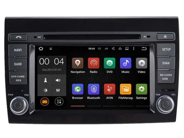 Android 7 1 font b Car b font Dvd Navi Player FOR FIAT BRAVO audio multimedia