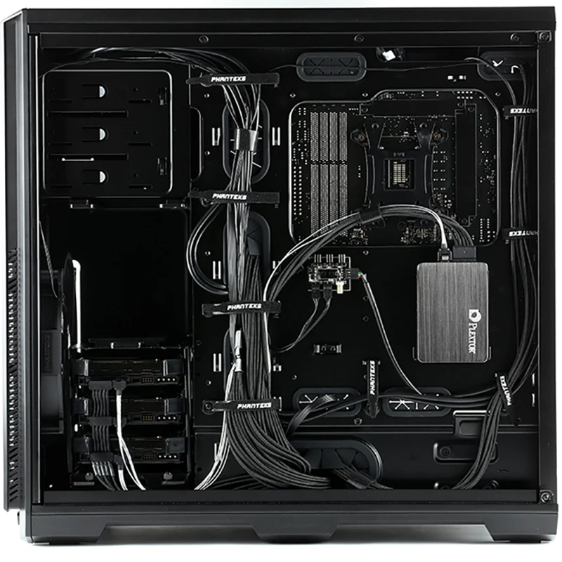 PHANTEKS 614PC чехол для компьютера(поддержка 6 позиций жесткого диска/Поддержка EEB двойной материнской платы/задней линии/с 2 вентиляторами