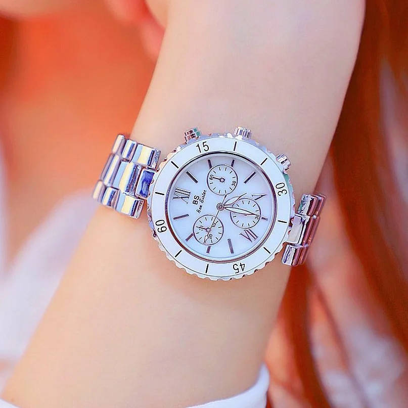 silver watch womens cheap