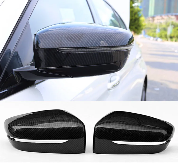M Look Carbon Fiber Rear View Mirror Cover For BMW 5 Series G30 G38 M