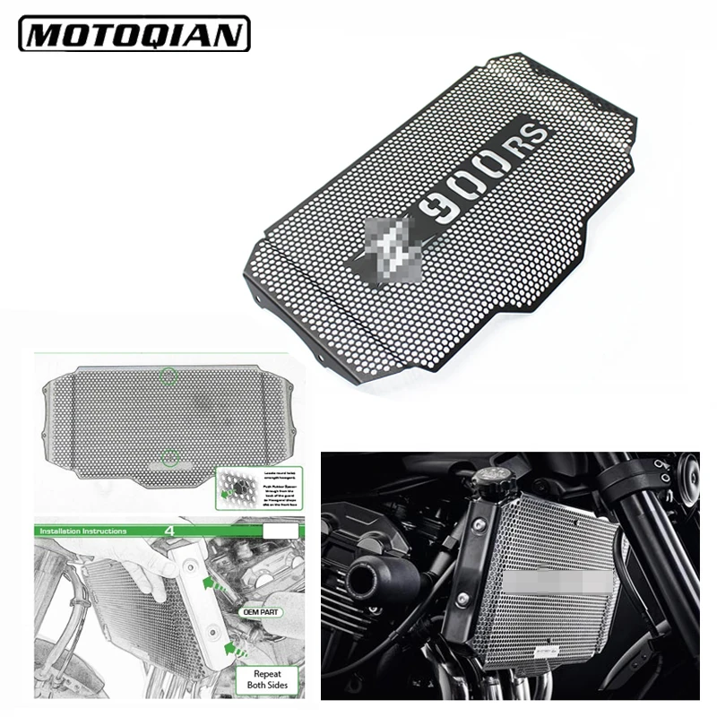 

Motorcycle Black Radiator Grille Guard Cover Protector Cover For Kawasaki Z900RS Z900 Z 900 RS 2017 2018 Motorcycle Accessories