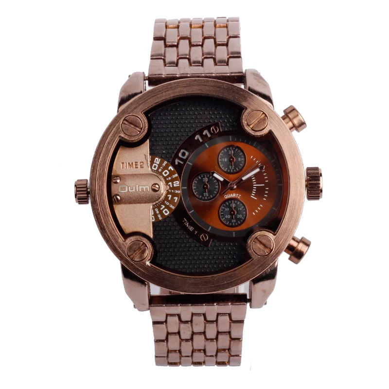 Аутентичные OULM HT3130 часы Montres de MARQUE De Luxe негабаритных циферблат Reloj Hombre асеро inoxidable Relógio masculino DZ