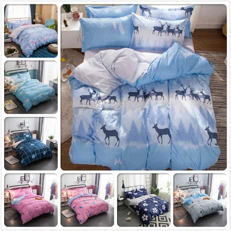 

Single Twin Full Queen King Size Duvet Cover Kids Boy 3/4 pcs Bedding Sets Cotton Bed Linen 1.5m 1.8m 2m 150x200 180x220 200x230