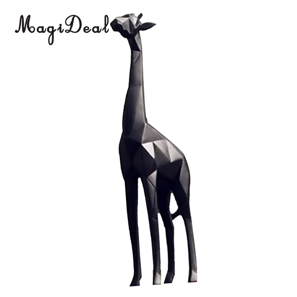 Creative Nordic Giraffe Figurine Standing Sculpture Home Desk Decor