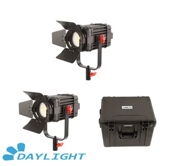 

2 Pcs CAME-TV Boltzen 60w Fresnel Fanless Focusable LED Daylight Kit B60-2KIT Led video light