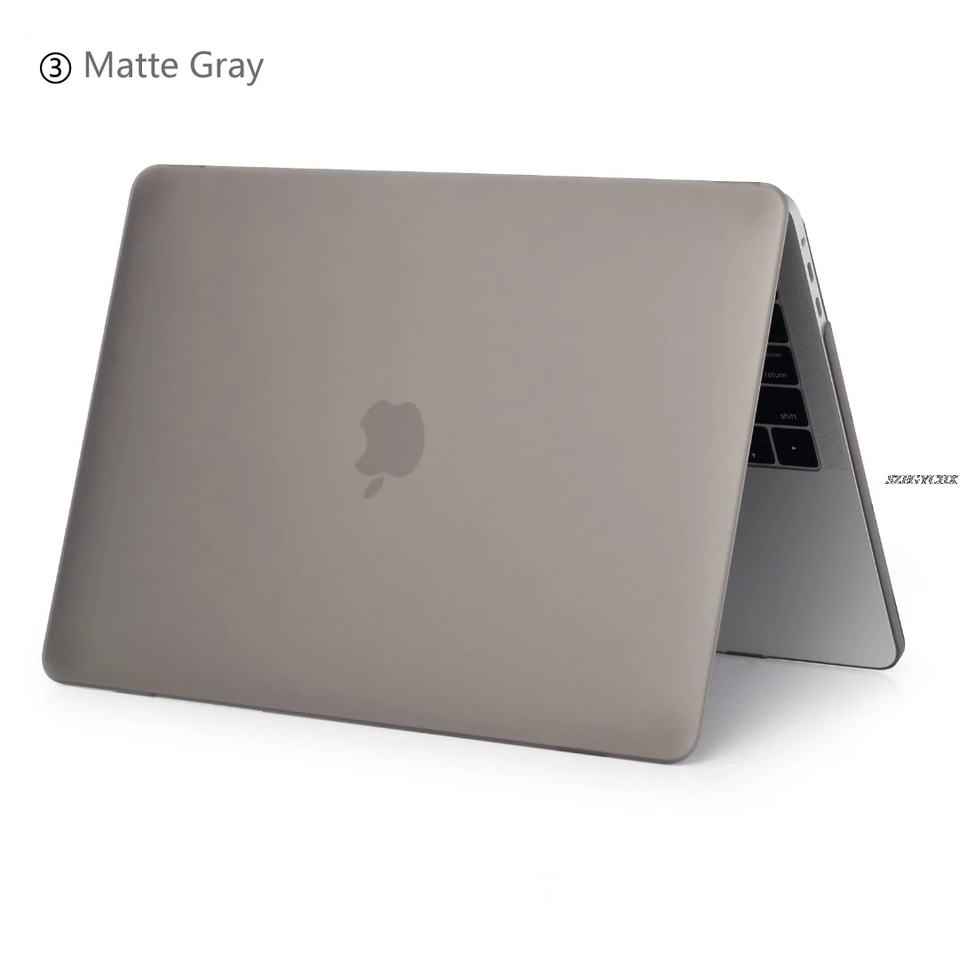 Жесткий матовый чехол для ноутбука Apple MacBook Air 13 11 Pro retina 12 15 для mac book New Pro 13 15 дюймов с сенсорной панелью A1706