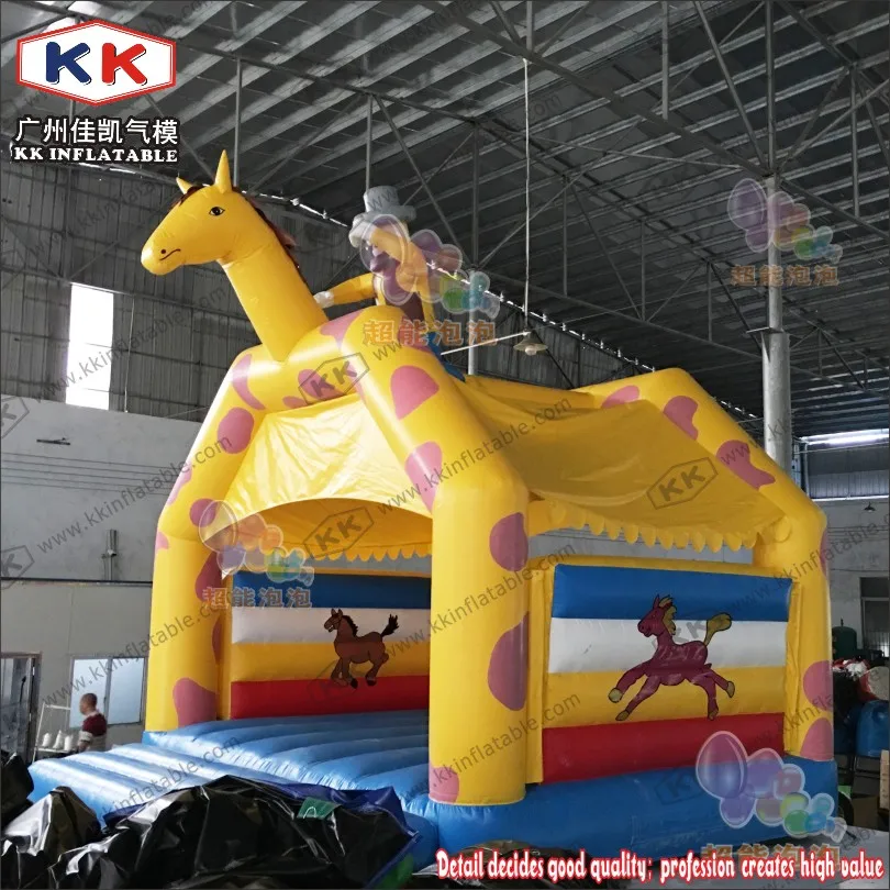 Commercial Horse Inflatable Bouncer Inflatable Trampoline Bounce House
