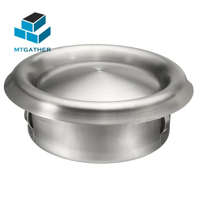 MTGATHER 3 Sizes Stainless Steel Air Vent Duct Grill Tumble Dryer