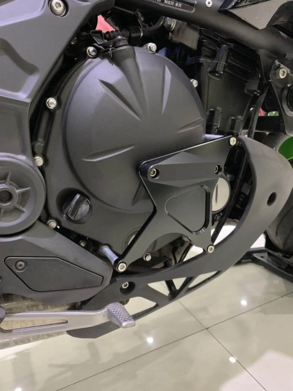 Двигатель мотоцикла каркасные охранники ползунки статора колодки Защитные пленки для Kawasaki Versys 650 ER-6 2013