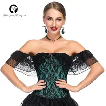 Minifaceminigirl Women Steampunk Corset Sexy Vintage Tops Lace Up Sexy Lingerie Retro Gothic Zipper Coselet Plus Size Corsets plus size vintage jacquard zipper corset