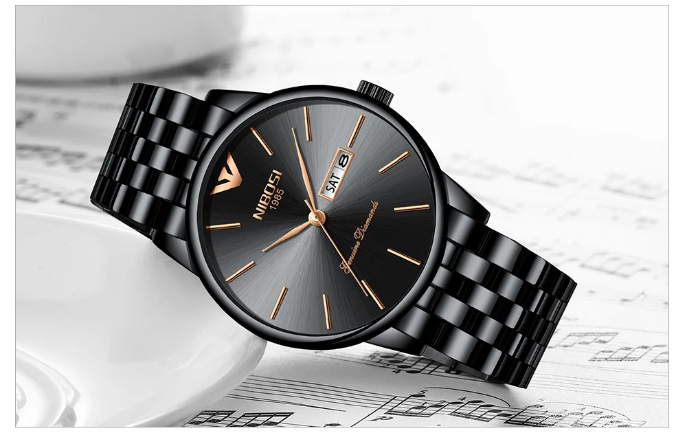 Relogio Masculino NIBOSI Mens Watches Top Brand Luxury Simple Watches Men Steel Calendar Date And Week Fashion Watches 2018 Saat (16)