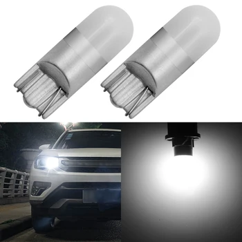 

2x10PCS 6000K white car light T10 W5W LED wedge light bulb 3030 1SMD automatic dome reading parking light side light bulb