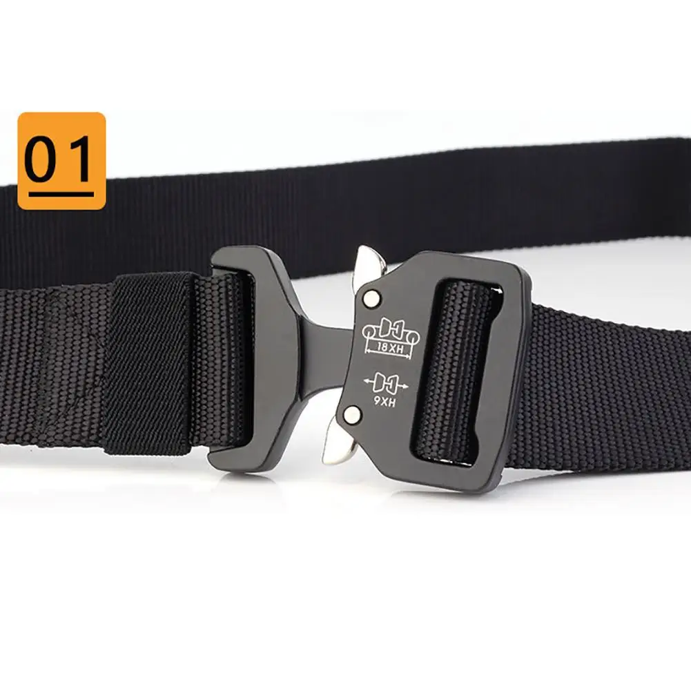 2018 New Style Quick-releasing for 3.8 Cobra Deduction Outside The Belt Tactical Nylon Belt Outdoor Training Belt Sport Belt