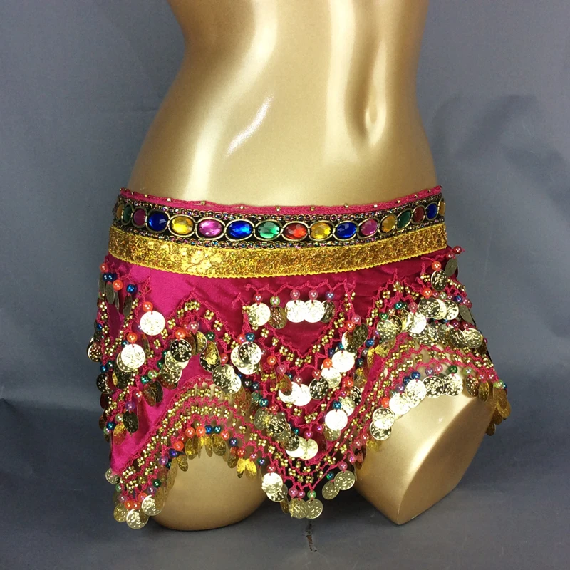Женский шарф для танца живота с блестками и цепочкой|belly dance hip|hip scarfbelly hip scarf |