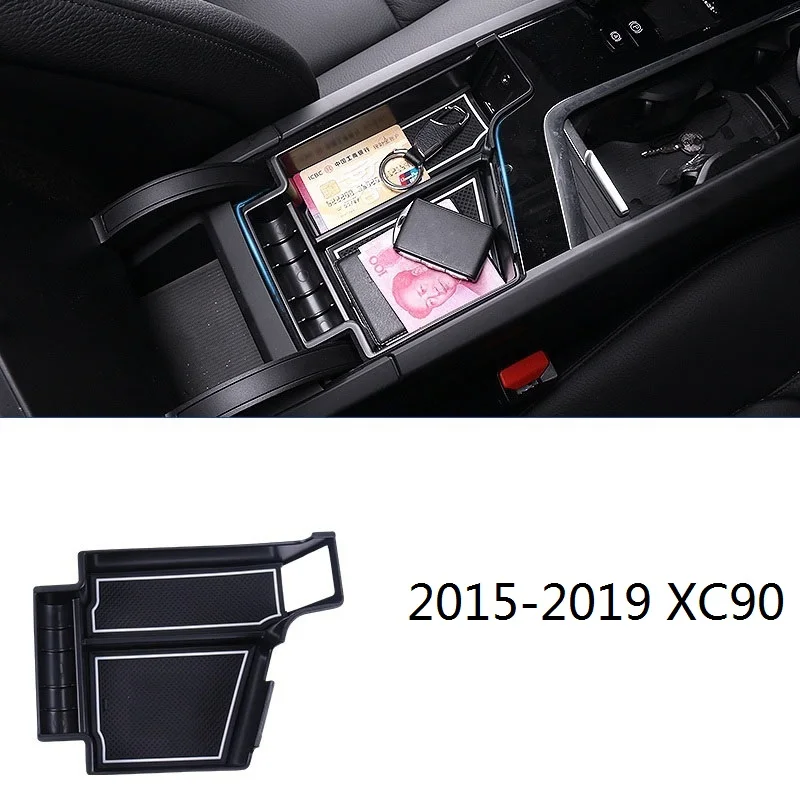 Подходит для Volvo XC90 2015-2019 модель xc90 центральный подлокотник ящик для хранения автомобильные аксессуары