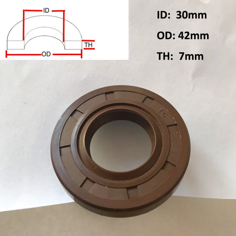 

2 PCS TC 30 x 42 x 7mm VITON Oil Seal
