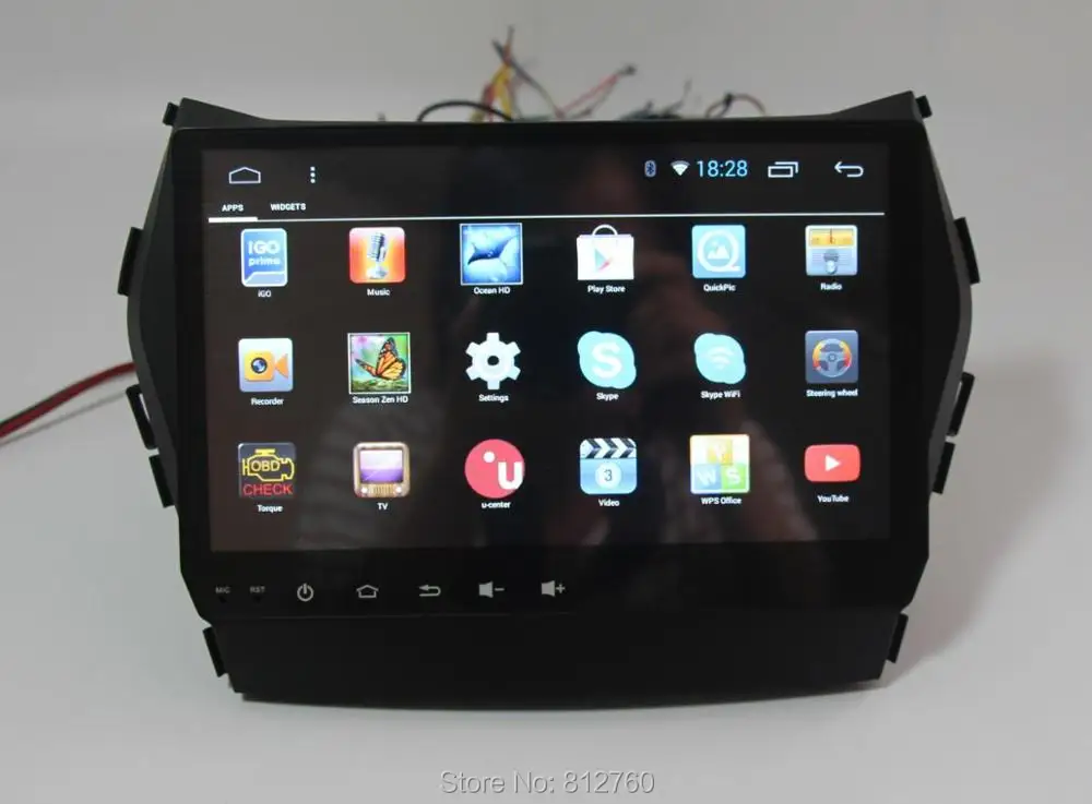 Top Octa Core 9" 1024X600 Android 8.1 Car Radio DVD GPS Navigation Central Multimedia for Hyundai IX45 Santa Fe 2013 2014 3G WIFI 9 Top Octa Core 9" 1024X600 Android 8.1 Car Radio DVD GPS Navigation Central Multimedia for Hyundai IX45 Santa Fe 2013 2014 3G WIFI 9