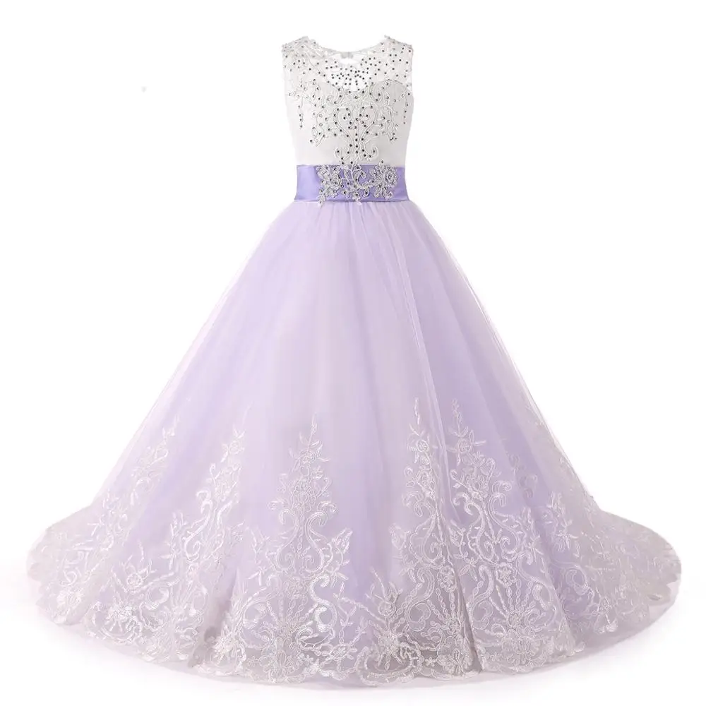 girls light purple dress