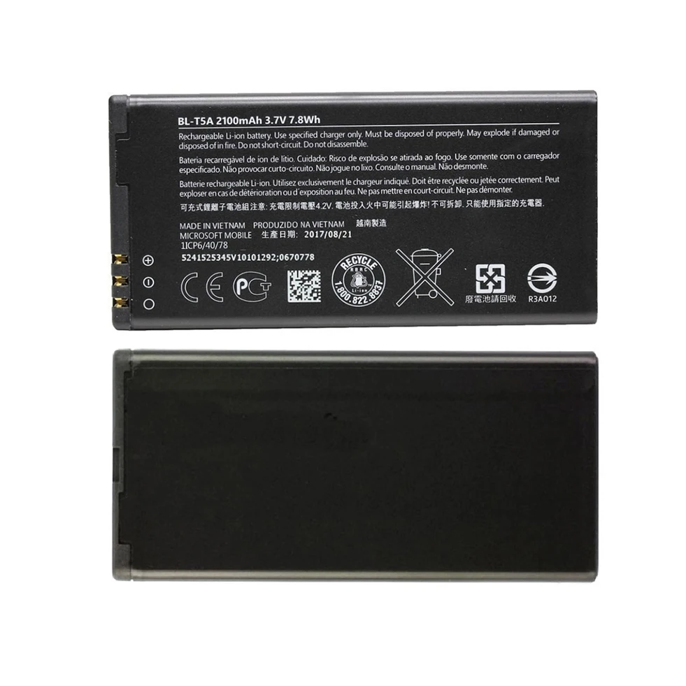 Аккумулятор BL-T5A высокой емкости для Nokia microsoft Lumia 550 Lumia550 BL-T5A 2100mAh