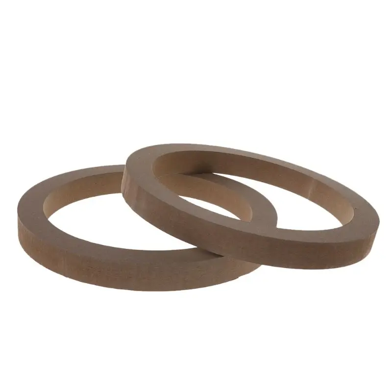 

2PCS Wood MDF Speaker Spacer Mounting Rings 6.5" Fiberglass Door Kick Pods