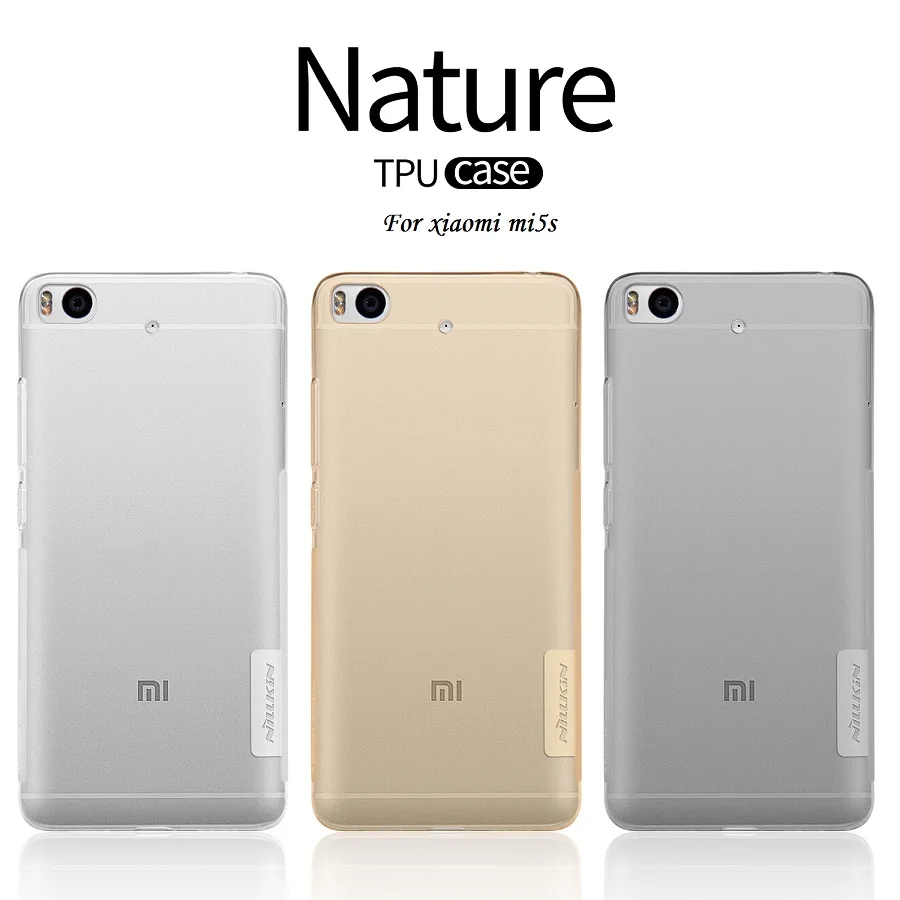 Nillkin Transparent Clear Soft silicon TPU Protector cover for xiaomi mi mi5s mi5 case for xaiomi 5s for samsung s7 for iPhone 7