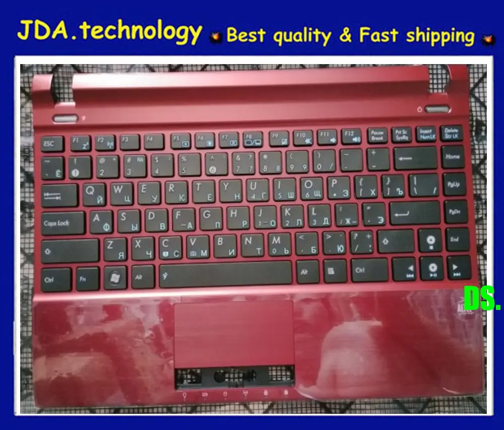 

Wellendorff New/orig RED Upper cover C shell for ASUS U24 U24E U24E-1A RU Russian keyboard Palmrest topcase C cover