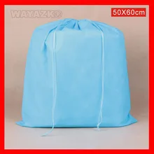 50 шт./партия) размер 50x60 см(20x2") высокое качество большой нарисованной веревки нетканый мешок