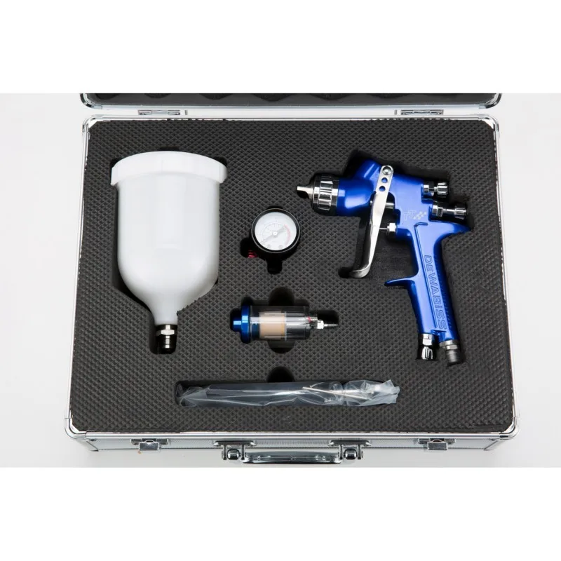 Weta распылитель краскопульт коробка+ 2 пистолета 1,3 мм+ 1,0 мм Аэрограф безвоздушный пистолет-распылитель держатель для покраски автомобиля пневматический инструмент