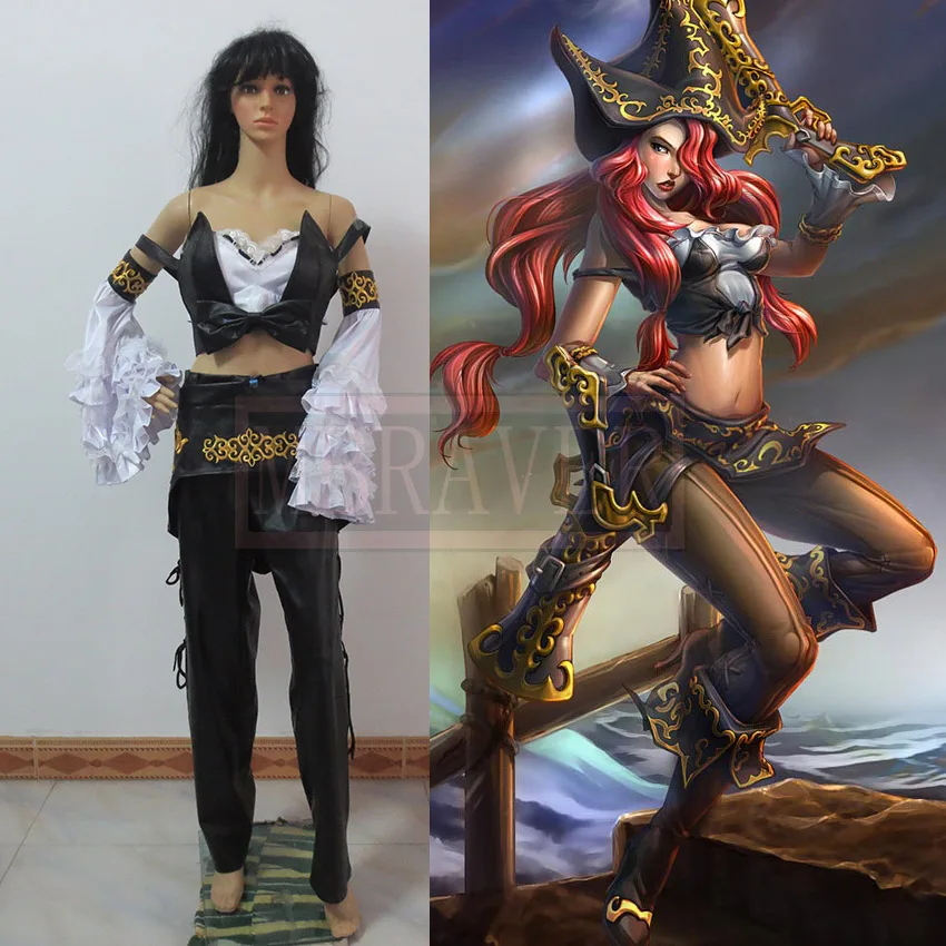 Костюм для косплея LOL Miss Fortune охотник за головами Косплей | Тематическая одежда и