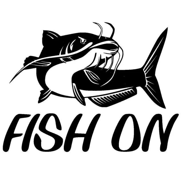 Download 15.2cm*11.2cm Fish On Catfish Fashion Animal Decor ...