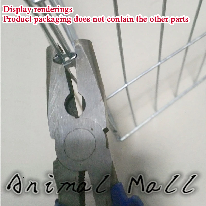 200 Pcs Pigeon Chicken Coop Rabbit Cage Buckle Iron Buckle Pet Birdcage Animal Cages Install Cage Tool animal cage clamp animal cage spring hook