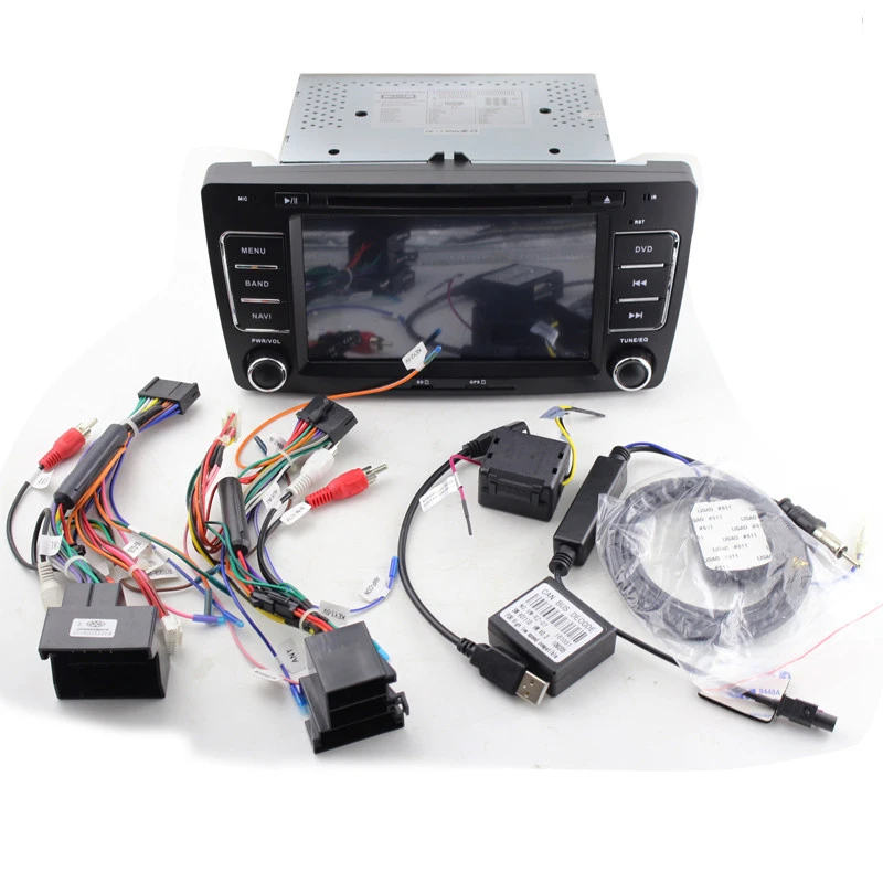 Perfect Quad Core Android 9.1 2G RAM 7 inch Car DVD player for Skoda Octavia Laura with GPS Navigation WiFi 3G 4G DVR support DAB OBD2 5