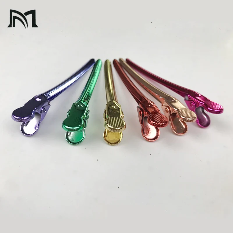 12Pcs/Box Color Stainless Steel Hairpin Crane Mouth Clip Hair Styling Zoning Metal Clip For Long Duck Mouth Beauty Hair Tools C5 12Pcs/Box Color Stainless Steel Hairpin Crane Mouth Clip Hair Styling Zoning Metal Clip For Long Duck Mouth Beauty Hair Tools C5