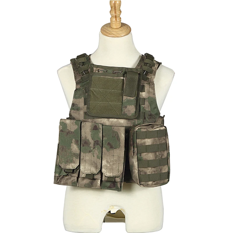 

VT-002 Airsoft Tactical Army Hunting Vest Breathable Durable Combat CS Field Game Training Men Molle Carrier Vest Waistcoat