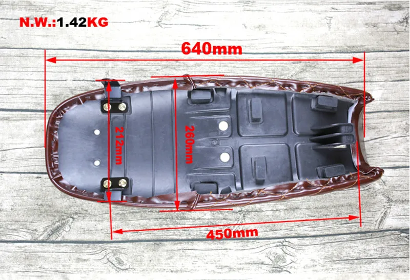 64 см КАФЕ Racer Seat Mash Ретро подушка мотоцикл седло для YAMAHA XJ HONDA CB SUZUKI GS