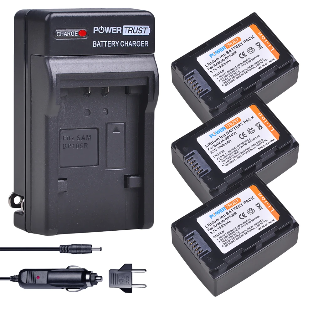 Зарядное устройство IABP210R, 3 шт., IA-BP105R, BP105R IA-BP210R, для SAMSUNG SMX-F500, F501, F530, HMX-F900, F910, F920, H320