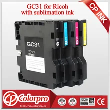 4PK Совместимый картридж для Ricoh GC 31 для Ricoh e2600 e3300 e3300N e3350N e5050N e5500 e5550N e7700 с чернилами сублимации