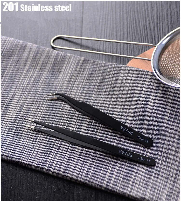 

High Precision Tweezers Antistatic Antimagnetic Antacid Swiss Technology Sugar Beads Precision Tweezers Baking & Pastry Tools