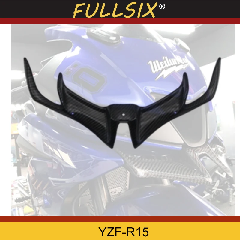 

Motorcycle new front fairing pneumatic wing tip plastic cover protective cover for Yamaha YZF-R15 V3.0 VVA 2017 2018 2019