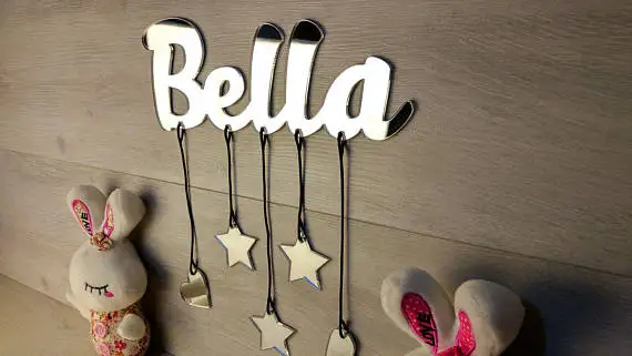 Us 20 59 10 Off Cartoon Nursery Wall Decor Personalized Mirror Name Sign Baby Gift Hanging Letters Custom In Stickers From Us 20 59 10 Off Cartoon Nursery Wall Decor Personalized Mirror Name Sign Baby Gift Hanging Letters Custom In Stickers From