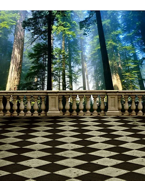 

300Cm*200Cm(About 10Ft*6.5Ft)T Background Stands Tall Trees Photography Backdropsthick Cloth Photography Backdrop 3337 Lk