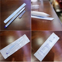 5 шт. хирургический маркер для кожи для бровей Татуировка ручка тату Стерильная линейка акупунктурная точка Пирсинг Маркировка Полупостоянный 0,5 мм