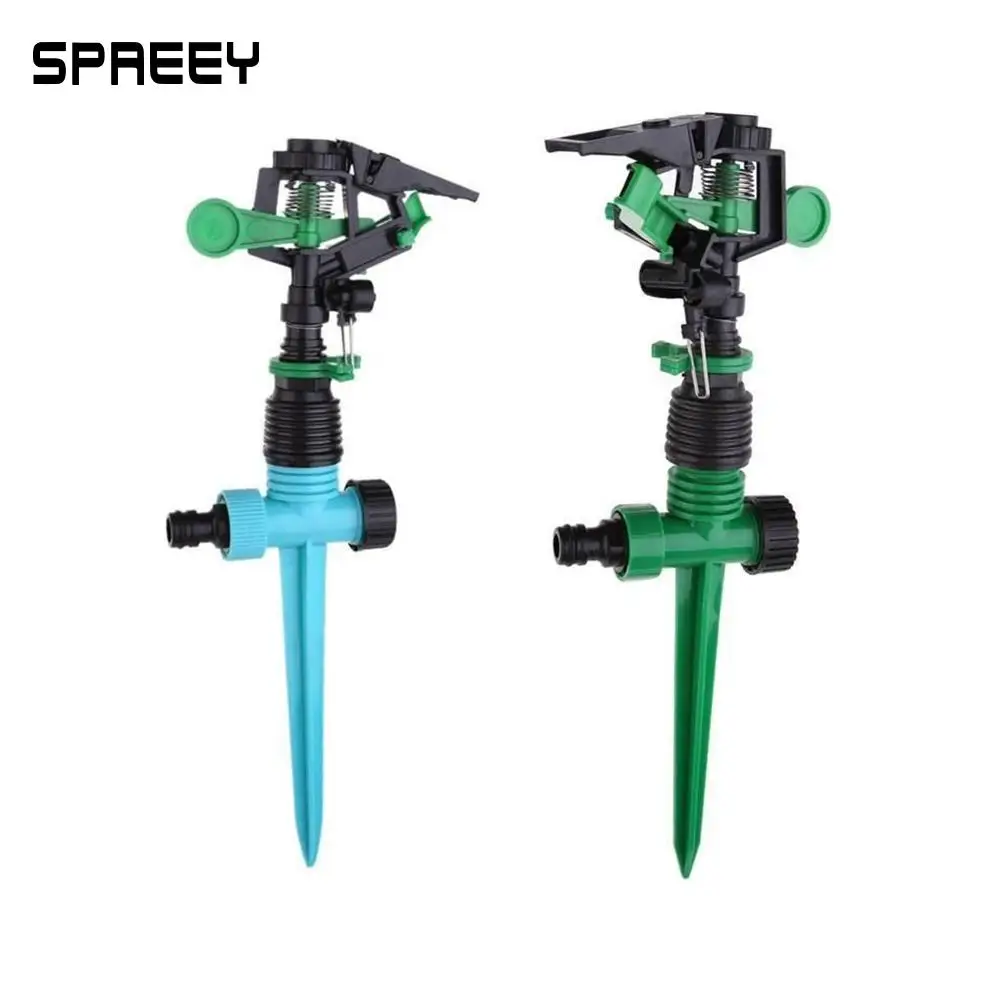 360 Degree Automatic Sprinklers Rotary Sprinklers Plastic Garden Rotary
